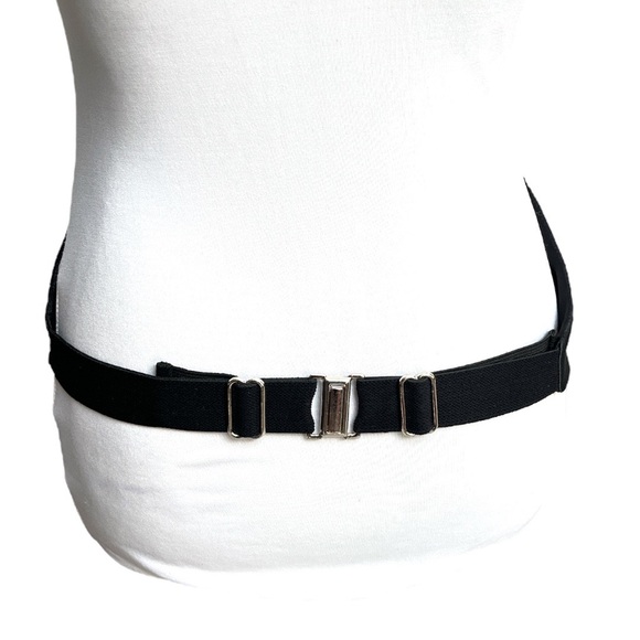 Men’s Fashion Depot Adjustable Cummerbund & Bow Tie Set Black One Size Fits Most - Picture 9 of 11